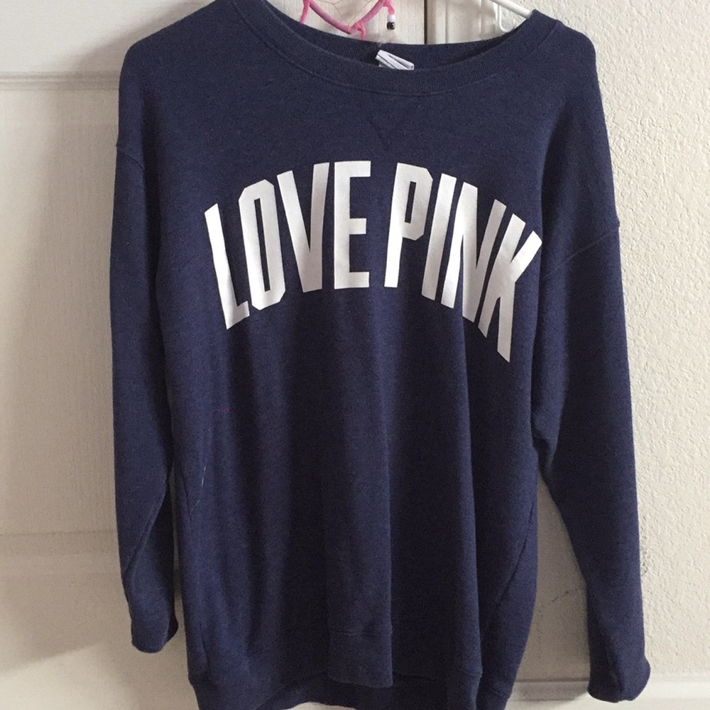Pink crew neck